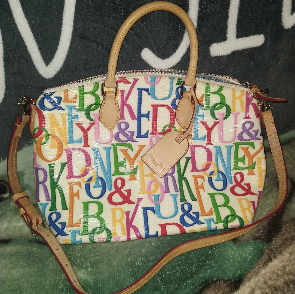 Dooney and Bourke multicolor doodle bag